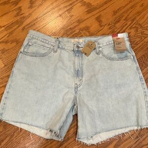 Levi's Light Wash Jean Shorts